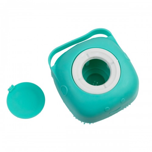 "Lol&Pop"   Мочалка силиконовая   LLP-312   силикон   5 х 8 х 8 см №03 голубой