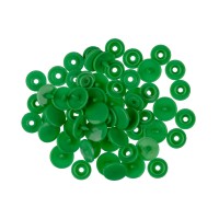 Кнопка "Micron"   POM-12/500   Кнопки пластиковые   пластик  d 12 мм  500 шт. № 008 зеленый