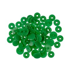 Кнопка "Micron"   POM-12/500   Кнопки пластиковые   пластик  d 12 мм  500 шт. № 008 зеленый