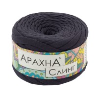 Пряжа ARACHNA "Sling"   100\% хлопок   6 шт. х  150 г ± 10 г  50 м ± 2 м №50 т.серый