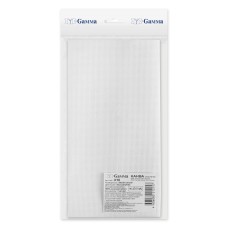 Канва K16   "Gamma"   Aida №16   ФАСОВКА   100\% хлопок   50 х 50 см ± 2 см белый