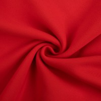 Ткань "Gamma"   Трикотажное полотно "Футер с начесом"   ФАСОВКА   DBKTN   100\% полиэстер   150 х  180 см ± 5 см красный/red