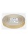 Лента киперная с люрексом   30 мм  TPTL-30   50 м бежевый-серебристый/beige-silver