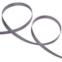Лента атласная 6 мм ( 1/4 ")  "Gamma"   AL-6D   двухстор.   33 м ± 2 м №054 т.серый