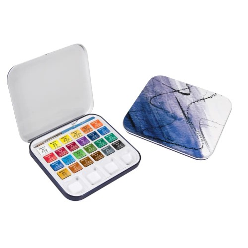 Краска акварель "Daler Rowney"   набор AQUAFINE TRAVEL   24 цв. 131900924