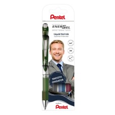 "Pentel"   Набор гелевых автоматич.ручек  Pentel EnerGel BL77 в карт. упаковке,  0.7 мм, 4 цвета  d 0.7 мм  4 шт. BL77-4COL2 цвет чернил: ассорти