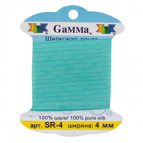 "Gamma"   шелковая   SR-4   ФАСОВКА   0.2 -  4 мм  9.1 м ± 0.5 м №173 св. бирюзовый