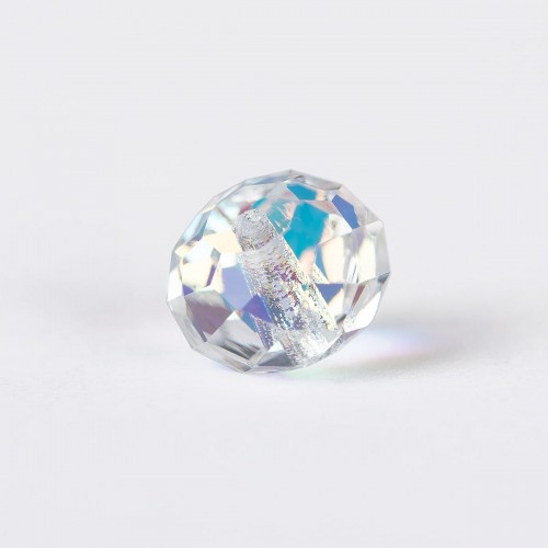 Бусина Чехия "PRECIOSA"   бусины   451-19-002 "Bellatrix Bead"   Crystal AB   6 мм  6 шт перламутр/crystal