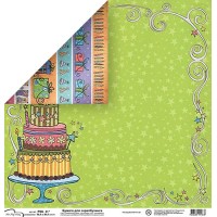 Бумага для скрапбукинга "Mr.Painter"   PSG   180 г/кв.м  30.5 x 30.5 см  10 шт.  СК/Распродажа (190)469 День Рождения