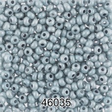 Бисер Чехия круглый 7   10/0   2.3 мм  500 г 46035 (Ф455) зелено-голубой