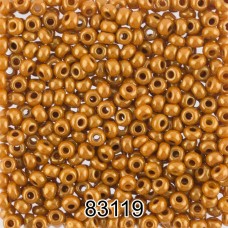 Бисер Чехия круглый 7   10/0   2.3 мм  500 г 83119 (Ф469) т.золотой