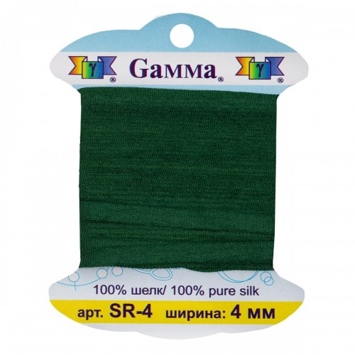 "Gamma"   шелковая   SR-4   ФАСОВКА   0.2 -  4 мм  9.1 м ± 0.5 м №231 т.зеленый