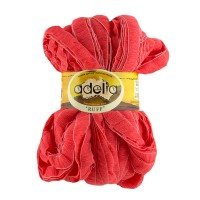 Пряжа ADELIA "RUFF"   100\% акрил   2 шт. х  150 г  60 м ± 3 м  СК/Распродажа №20 бл.красный