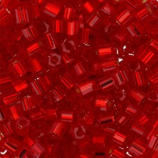 Бисер Япония "TOHO" 11/0   HEXAGON №4   2.2 мм  500 г №0025C красный