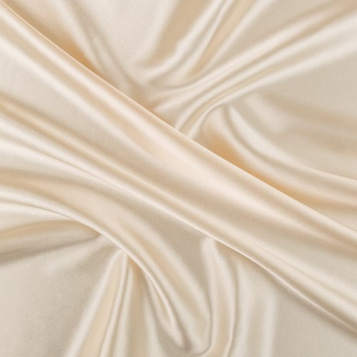 Ткань PSS-001   Poly satin   100 г/кв.м ± 5 г/кв.м  145 см ± 2 см  95\% полиэстер,5\% спандекс №08 слоновая кость