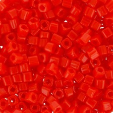 Бисер Япония "TOHO" CUBE №2   1.5 мм  5 х  5 г №0050 оранжево-красный