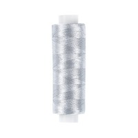 Нитки для вышивания "Gamma"   V75/2   100\% вискоза   10 x  365 м  400 я 14-4201 под серебро