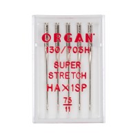 Иглы для быт. шв. машин "ORGAN"   супер стрейч   5 шт  в пенале 5435075 №75