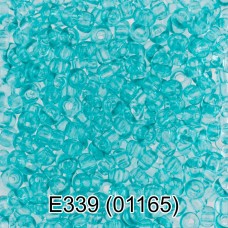 Бисер Чехия "GAMMA" круглый 5   10/0   2.3 мм  10 х  5 г  1-й сорт E339 голубой ( 01165 )