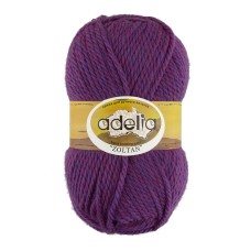 Пряжа ADELIA "ZOLTAN"   100\% шерсть   5 шт. х  100 г  115 м ± 5 м №153 сиреневый (меланж)