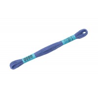 Нитки для вышивания "Gamma"    мулине  ( 0001-0206 )  100\% хлопок   24 x  8 м №0080 сине-фиолетовый