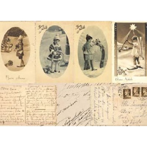 "To-Do"   бумага Mini Soft Paper   25 x 35 см  10 шт.  СК/Распродажа 98720/TD011 Рождественские открытки