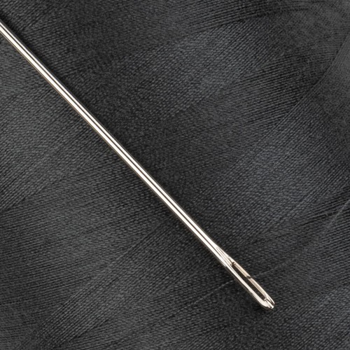 Швейные нитки (полиэстер) 40/2   "Nitka"  ( 301-400 )  4570 м №345 т.серый