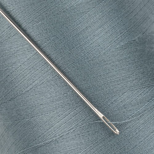 Швейные нитки (полиэстер) 40/2   "Nitka"  ( 301-400 )  4570 м №310 серо-голубой