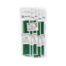 Лента капроновая 3 мм ( 1/8 ")  "BLITZ"   OR-3   ФАСОВКА   5 х  5.4 м №120 изумрудно-зеленый