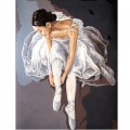 Канва/ткань с рисунком Grafitec серия 11.000 60 см х 50 см 11.569 Балерина