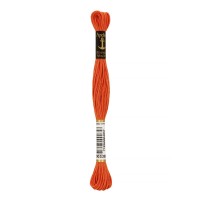Нитки для вышивания "Anchor"   мулине   100\% хлопок   12 x  8 м 0338 красно-коричневый