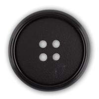 Пуговица костюмная с проколами "Gamma"   OXG 0029   34 " ( 21 мм)  24 шт  № А008 черный