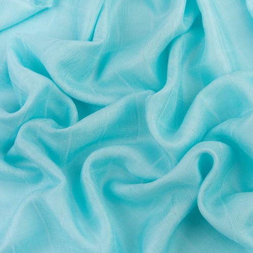 Ткань "PEPPY"   Ткань муслиновая   ФАСОВКА   SOLID BAMBOO EMBRACE   100\% хлопок   100 х  125 см  Shannon Fabrics AQUA