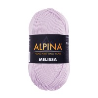 Пряжа ALPINA "MELISSA"   95\% вискоза, 5\% кашемир   10 шт. х  50 г  125 м ± 6 м №10 св.сиреневый