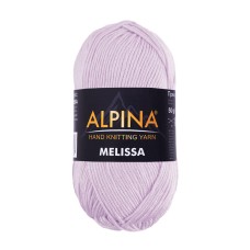 Пряжа ALPINA "MELISSA"   95\% вискоза, 5\% кашемир   10 шт. х  50 г  125 м ± 6 м №10 св.сиреневый