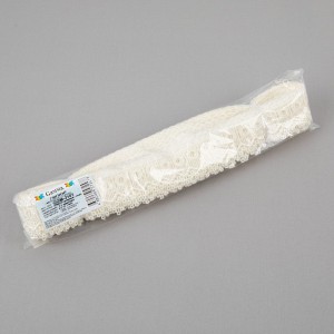 Гипюр "Gamma"   31 мм  GGM-3101   в пакете   8.8 м ± 0.2   Турция GP003CR кремовый