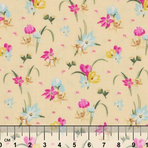 Ткань для пэчворка PEPPY   ВЕСЕННИЙ ЭТЮД   ФАСОВКА   50 x 55 см  146 г/кв.м ± 5   100\% хлопок ВЭ-13 желтый