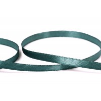 Лента атласная 6 мм ( 1/4 ")  "Gamma"   33 м ± 2 м №107 т-зеленый