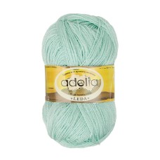 Пряжа ADELIA "LEDA"   99\% акрил, 1\% люрекс   5 шт. х  100 г  340 м ± 8 м №203 мятный