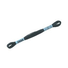 Нитки для вышивания "Gamma"    мулине  ( 0207-0819 )  100\% хлопок   24 x  8 м №0666 т.серый