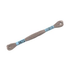 Нитки для вышивания "Gamma"    мулине  ( 0207-0819 )  100\% хлопок   24 x  8 м №0672 роз-серый