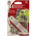Кнопка KOH-I-NOOR 16 (1213-030 №2) рубашечные Baby металл цветные d 10 мм 15 шт. 966 коричневый
