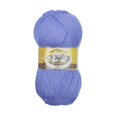 Пряжа ADELIA "LEDA"   99\% акрил, 1\% люрекс   5 шт. х  100 г  340 м ± 8 м №206 голубой