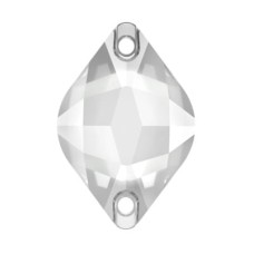 Страз 3211   Crystal   14 х  9 мм  кристалл   6 шт  в пакете белый (crystal 001)