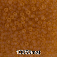 Бисер Чехия круглый 3   10/0   2.3 мм  500 г 10050 mat (Ф630) т.рыжий мат.