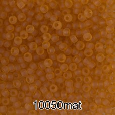 Бисер Чехия круглый 3   10/0   2.3 мм  500 г 10050 mat (Ф630) т.рыжий мат.