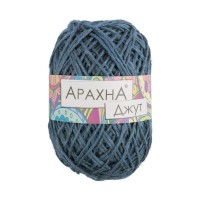 Пряжа ARACHNA "Jute"   100\% джут   5 шт. х  100 г ± 10 г  90 м ± 5 м № 010 мор. волна