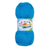 Пряжа ALPINA "VIVEN"   100\% бамбук   10 шт. х  50 г  405 м ± 15 м №04 яр.голубой