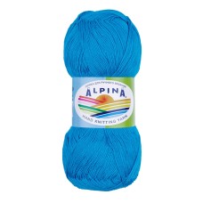 Пряжа ALPINA "VIVEN"   100\% бамбук   10 шт. х  50 г  405 м ± 15 м №04 яр.голубой