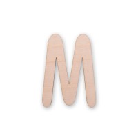 Заготовка для декорирования "Mr. Carving"   ВД-500   Буквы   фанера   11  х 6.6 х  0.3 см М